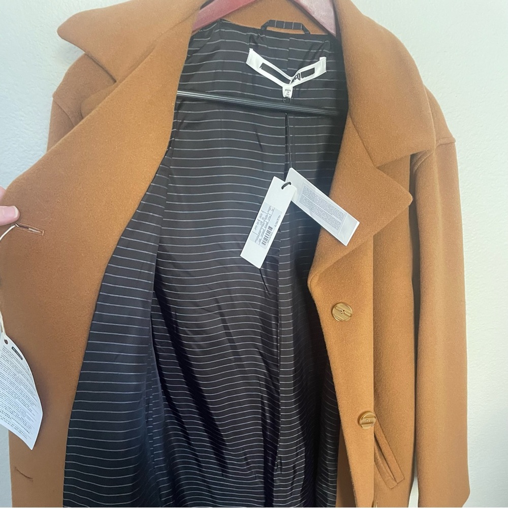 MCQ Coat Alexander McQueen Tan Wool Coat - Picture 3 of 7